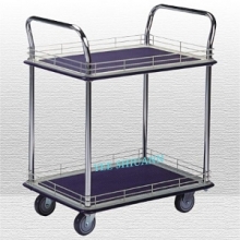 2 shelf platform trolley with ledge